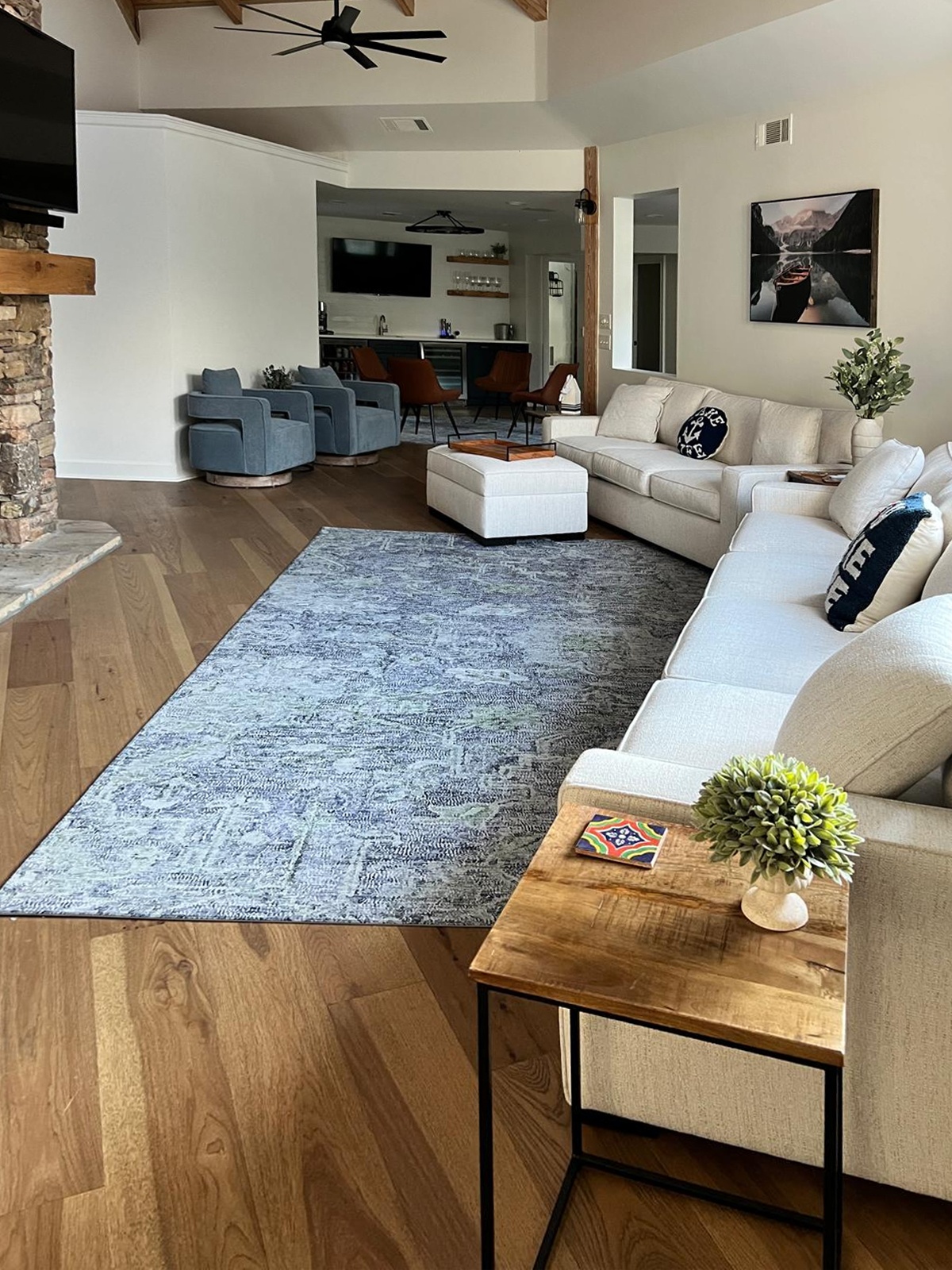 Engineered Glued Down Hardwood Flooring